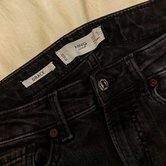 Mango Grace Black Jeans - Picture 2 of 5